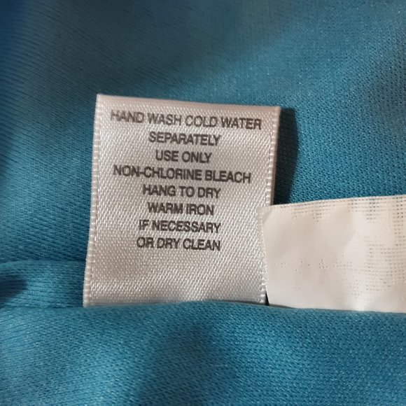 Dress Barn Turquois Blue/Green Dress - Picture 11 of 11